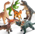 JOYIN Big Dinosaur Toys for Toddlers, 6 Piece Large Soft Dinosaur Figures with Educational Book, Realistic Toys for
