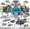 Military Airplane Toy, Army Toys Military Base Set with 14 Vehicles Plane