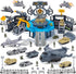 Military Airplane Toy, Army Toys Military Base Set with 14 Vehicles Plane