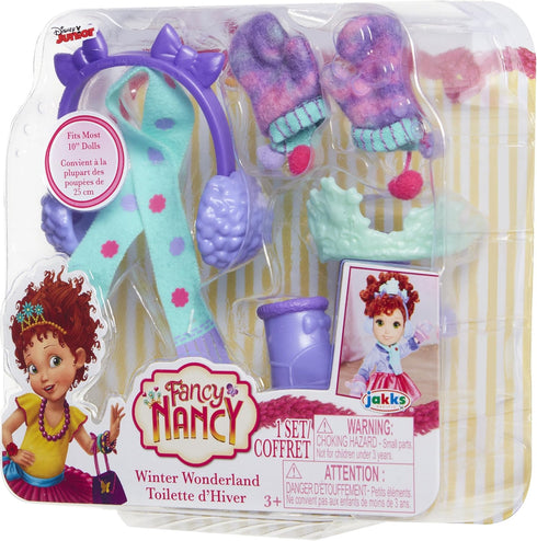 Fancy Nancy Winter Wonderland Doll Accessories - Purple/Blue