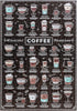 Ridley's Coffee Lover s 500-Piece Jigsaw Puzzle Coffee Puzzle with Informational Image, Sturdy Storage Tube Included Activity Puzzle Makes a Great Gift