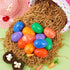 JOYIN 30 Pcs Bright Iridescent Printed Plastic Easter Eggs 3.15" Tall for Hunt, Basket Stuffers, Classroom Prizes