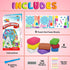 7+ 8 6+ Creative Kids Air Dry Clay Ferris Wheel Kit - Easy Modeling Clay Characters- Includes Clay Colors, Art Supplies