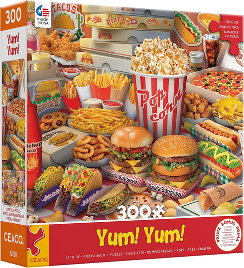Ceaco - Yum Yum 300 Oversized Piece Jigsaw Puzzle