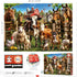 Educa - Farmyard Buddies 500 Piece Jigsaw Puzzle, Glue Included, Completed Image 18.9" x 13.4", Ages 14+