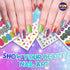 7-12, 315Pcs Pack 17.91Wx12.4L Kids Nail Kit for Girls Ages FunKidz Ultimate Nail Polish Pens Combo Size Glitter