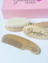 Set Set| Personalized Wooden Baby Brush | Wooden Baby Brush and Comb Personalized Baby Gift | Personalized Baby Gift