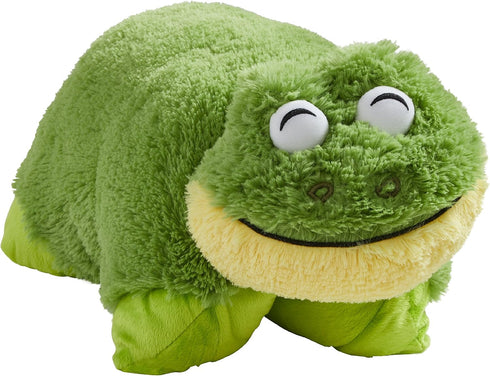 Pillow Pets Friendly Frog 18" Plush Toy, Green Stuffed Animal