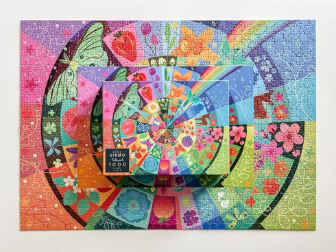 1000 1000 Summer 28 20 inches Elena Essex Puzzles Pieces - Spring Wheel, Jigsaw Puzzles Pieces, Spring Puzzle, Color