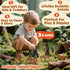 9 3-5 Zippytots PCS Zoo Animal Toys for Kids Realistic Plastic Wild Animal Figurine Toys Educational Learning Toy