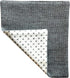 Dollhouse Bedding 5 Piece Set with Comforter & Pillows, Realistic Bedroom Accessories for 6 inch Dolls, Gray and White