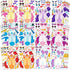 JOYIN 36PCS Make a Face Stickers for Kids, 9.8"x6.7" Unicorn Stickers, Party Favors Crafts, Goodie Bags Stuffers