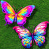 HENGDA KITE 2 Pack Butterfly Kite for Kids and Adults, Easy to Fly, Beautiful High Definition Pictures