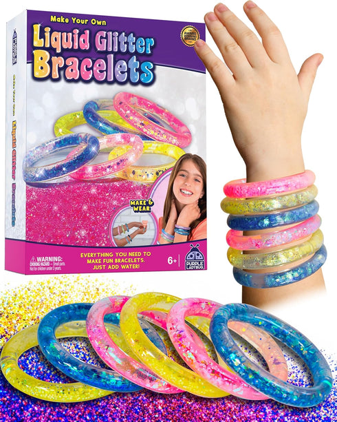 Make Your Own Bracelet Making Kit for Girls, Gifts for 6-10 Year Old Girls, Craft Kits for Ages 8-12, Kids Jewelry