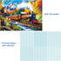najiaxiaowu 500 500 Friends,20.5 15 Piece Puzzle for Adults,Mountain Train Puzzles for Adults Elderly,Recycled