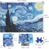 Starry Night Puzzle 1000 Pieces, Van Gogh Artwork for Adults (FINISH SIZE: 27.6''x 19.7')