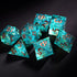 7PCS DND Dice Set | Handmade Sharp Edge Polyhedral Dice for Dungeons and Dragons TTRPG Games with Gift Box
