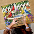 500 500 20.5 15 Pieces Puzzle for Adults,Birds Bath Flower Fence Puzzle,Recycled Cardboard Animals Jigsaw Puzzle