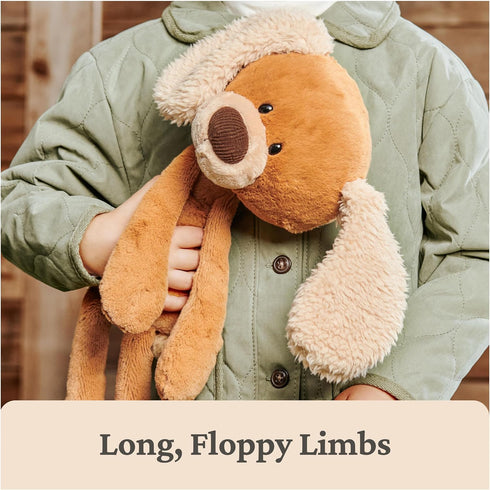 1 15" GUND Take-Along Friends, Masi Puppy Dog Plush Stuffed Animal for Ages and Up, Brown/Cream