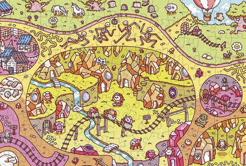 1000 The Crystal Caves Piece Jigsaw Puzzle from The Magic Puzzle Company Series Two