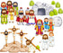 Easter Crucifixion Resurrection 19 pc Felt Figures, Bible Felt/Flannel Board Story Set with Lesson Guide