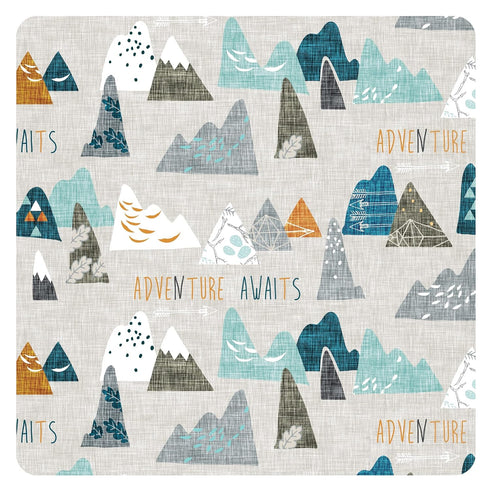 BapronBaby Adventure Awaits Bapron - No Neck Tie Safer Bib for Baby & Toddler, Soft Waterproof, Machine Washable, 6m-3T