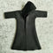 1:12 Scale Fabric Cape Robe Coat with Hat for 6" Bandai SHF Figma Body Doll Action Figure (Black)