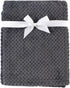 Hudson Baby Unisex Plush Waffle Blanket, Charcoal, One Size