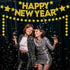 KatchOn Gold Happy New Year Banner - Pre-Strung 10 Feet Banner, 13 Feet Garland for 2025 Party Supplies