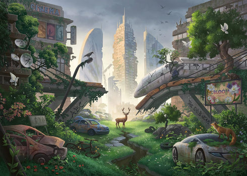 Ravensburger Escape: Desolated City - 368 Piece Jigsaw Puzzle for Adults - Escape Room Experience in Puzzle Form