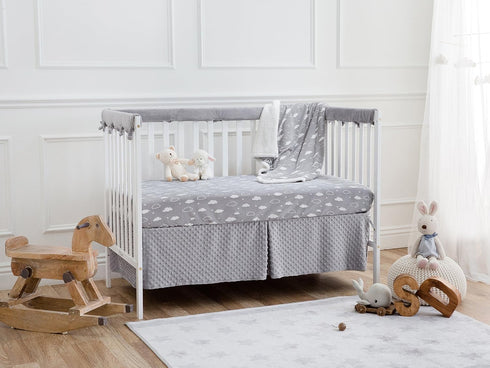 American Baby Company Heavenly Soft Chenille Sherpa Receiving Blanket, 3D Gray, 30" x 35", Warm and Cozy
