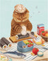 Pintoo 500 Piece Jigsaw Puzzles for Adults - Nyangsongi Let's Go On a Picnic Beautiful Plastic Puzzle for Home Decor
