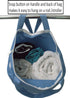 MOM & BAB Wet Bags for Baby Cloth Diapers, Swimsuits and Towels, Travel, Diaper Bag, Wet Dry Bag for Breast Pump Parts