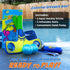 2 2 Fun Mini Hockey Sticks Game - Play at the Pool & Beach or in Home - For Kids & Adults All Ages - Use The Floating