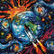 Buffalo Games - Aja Trier - Galactic Journey - 300 Piece Jigsaw Puzzle for Families, Finished Size 21.25 x 15.00