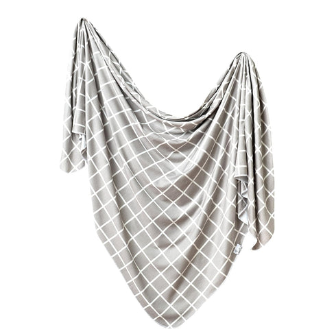 Copper Pearl Large Premium Knit Baby Swaddle Receiving Blanket Midway