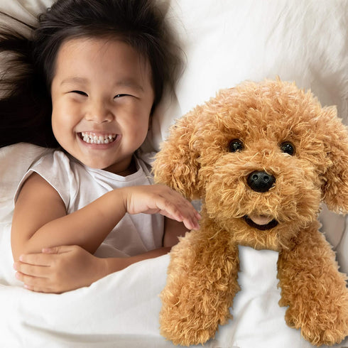 13 Inches, Super Soft Plush Dog Toy, Labrador Puppy, Cream Color, Great for Kids and Adults, Cuddly Companion