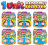 (1 Packs 2) 3D Stuffers.4416-1 JA-RU Tooshie Squishy Stickers of Stickers Squishy Toys Squeeze Stretch The Tooshie Butt