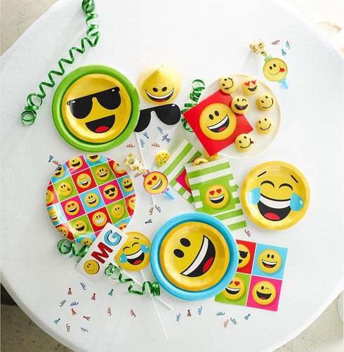 Creative Converting 322174 Show Your Emojions Paper Cups - 9 oz