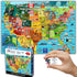 Think2Master Colorful United States Map 1000 Piece Jigsaw Puzzle for Kids 12+, Teens, Adults