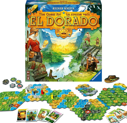Ravensburger The Quest for El Dorado - Strategy Board Game for Kids & Adults, 2-4 Players