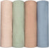 Set Comfy Cubs Cotton Waffle Blanket & Muslin Swaddle for Babies