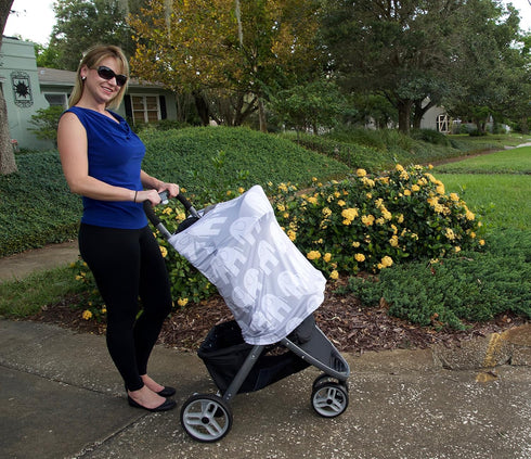 MoM-me Nursing Cover, Multi use for Baby Car Seat Cover, Breastfeeding, Canopy, Stroller and Infant Pillow Wrap