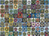 Galison Handmade Wreaths – 1,000 Piece Puzzle with Bright and Bold Artwork of Wreath Collection