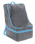 Backpack Car Seat Travel Bag Adjustable, Padded for Car Seats Car Seat Travel Tote (Gray with Black Trim)