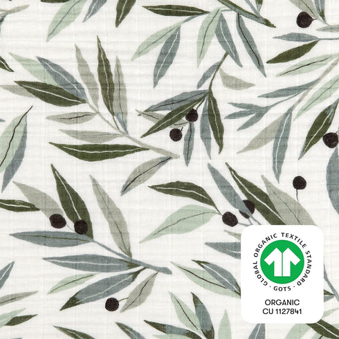 100% 360, Babyletto Quilted Organic Cotton Changing Pad Cover, GOTS-Certified, Fitted Ultra-Soft and Breathable Muslin