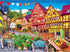 RoseArt - Kodak Premium - Colorful European Town - 1000 Piece Jigsaw Puzzle for Adults