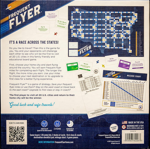 Frequent Flyer Game: Family Board Game | Strategy for Ages 8 and up | Fun for 2-4 Players