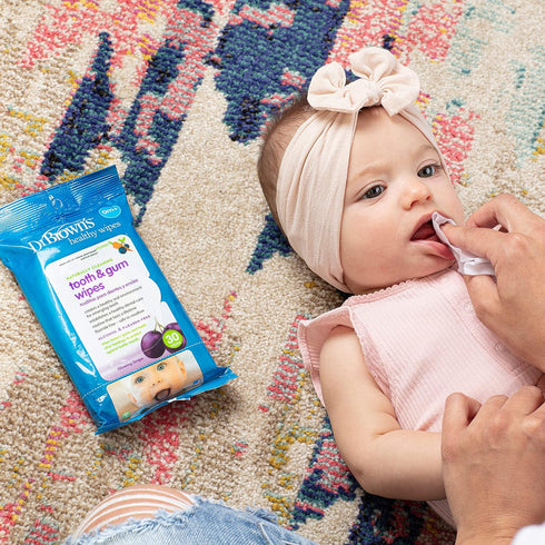Pack, 100 count, 3-Pack (Packaging Dr. Brown's Healthy Wipes Variety Tooth and Gum, Nose and Face, Bottle and Pacifier