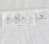 Set 2, Amazing Baby Silky Swaddle Muslin Blankets, of Bamboo Viscose, Petals and Dots, Pink